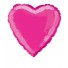 18'' Cerise Pink Heart Foil Balloon