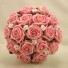 Pink Rose Diamante Posy Bouquet