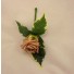 Single Mocha Rose Buttonhole