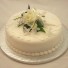 Ivory Rose Corsage Cake Topper