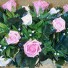 Ivory & Pink Rose Table Arrangement
