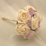 Cream Rose & Lilac Diamante Butterfly Children's Posy