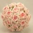 Baby Pink Diamante Rose Bridal Bouquet
