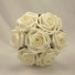 Cream Rose Diamante Children's Posy Bouquet