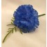 Blue Carnation Fern Buttonhole