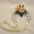 Gold Diamante Rose & Butterfly Horseshoe