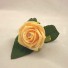 Gold Rose Diamante Buttonhole