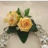 Gold Diamante Rose & Butterfly Horseshoe