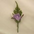 Lavender Rose Fern Buttonhole