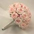 Mixed Light Pink Rose Diamante Bouquet