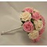 Pink & Cream Rose Bridal Bouquet