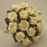 White Ivory Rose Diamante Bridesmaid's Bouquet
