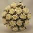 White Ivory Rose Bridesmaid's Bouquet