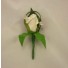 Single Ivory Rosebud Buttonhole