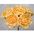 5 Luxury Open Gold Roses