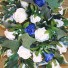 Cream & Blue Rose Shower Bouquet