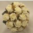 White Jubilee Rose Bridesmaid's Bouquet