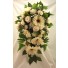 Cream Gerbera & Rose Shower Bouquet