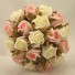 Pink & White Jubilee Rose Bridesmaid's Bouquet