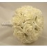Pearl White Rose Bridesmaid's Bouquet