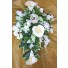 Cream Cala Lily & Pink Orchid Shower Bouquet