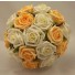 Gold & Ivory Rose Table Posy
