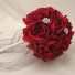 Red Rose & Silver Posy Bouquet