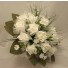 White Rose & Stephanotis Posy Bouquet