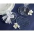 "Good Wishes" Heart Glass Coasters