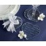 "Good Wishes" Heart Glass Coasters