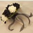 Black & White Rose Posy Bouquet