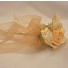 Gold Single Rose Diamante Butterfly Wand