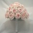 Baby Pink Diamante Rose Bridal Bouquet