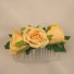 Gold Rose Hair Comb