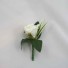 Ivory Rose Diamante Buttonhole