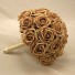 Mocha Rose Diamante Bridal Bouquet