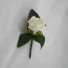 Single Ivory Rose Buttonhole