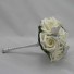 Ivory Rose Diamante Butterfly Children's Posy