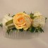 Gold & Ivory Rose Butterfly Hair Comb