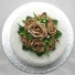 Mocha Rose Luxury Cake Topper