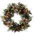 Luxury 18'' Gold Poinsettia Christmas Wreath 
