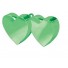 Green Double Heart Balloon Weight