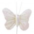 Ivory Small Feather Butterflies