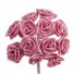 Pink Satin Ribbon Roses