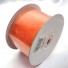 Peach Ribbon Wired Organza 50mm