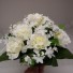 Cream Roses and Stephanotis Posy Bouquet