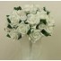 White Mixed Rose Posy Bouquet
